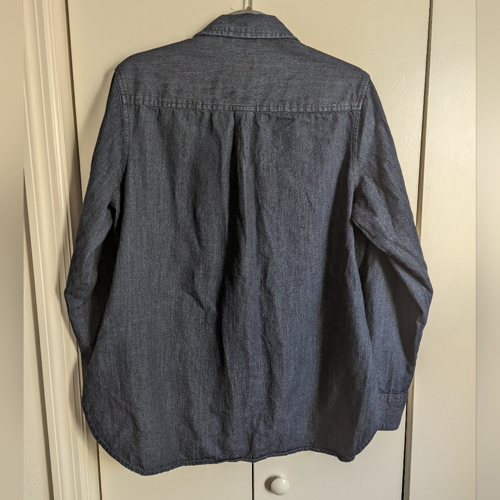 Dark Denim Button Up - Picture 2 of 7